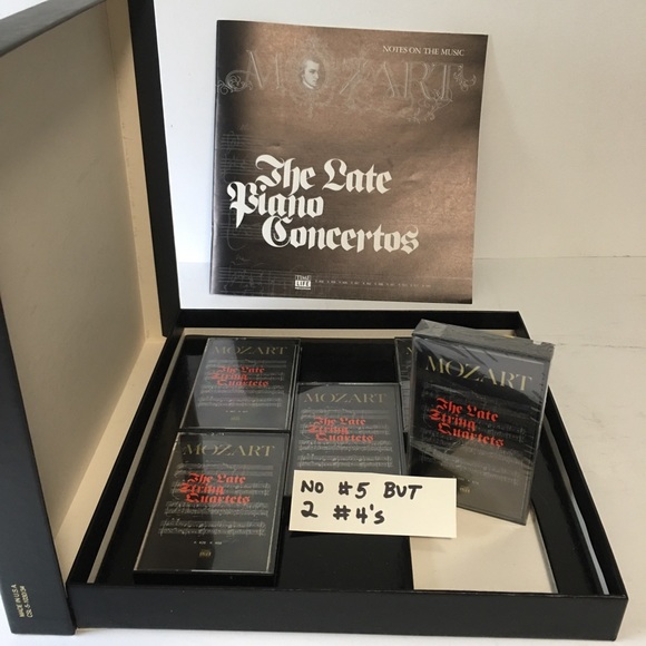 VTG. MOZART CASSETTE TAPES & BOOKS SET 25 tapes - Picture 8 of 15